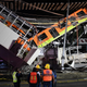 Image for article titled A Bridge Collapse In Mexico City Derailed Two Metro Cars And Left At Least 24 Dead